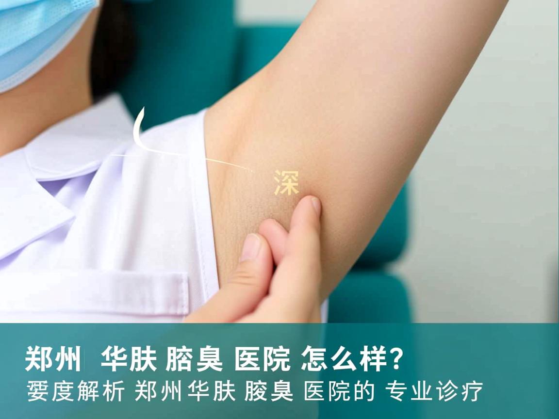 郑州华肤腋臭医院怎么样？深度解析郑州华肤腋臭医院的专业诊疗