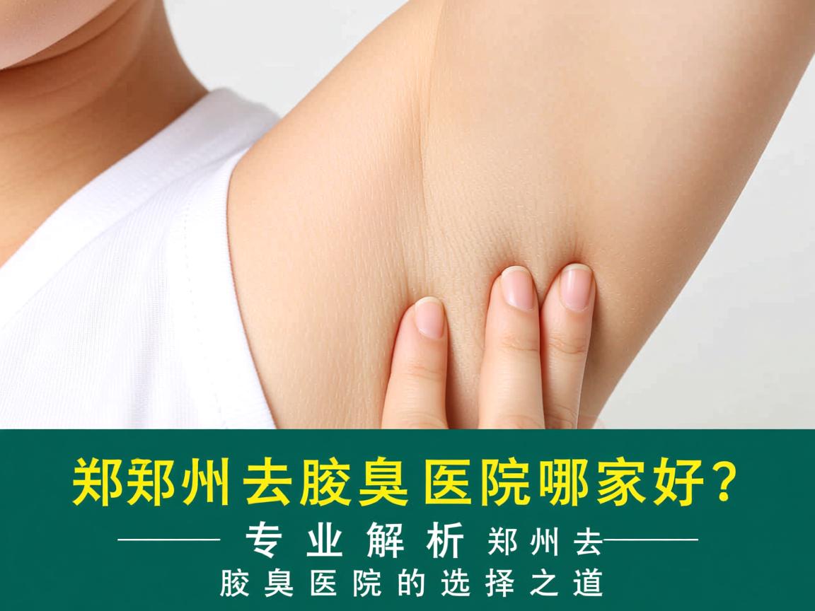 郑州去腋臭医院哪家好？专业解析郑州去腋臭医院的选择之道