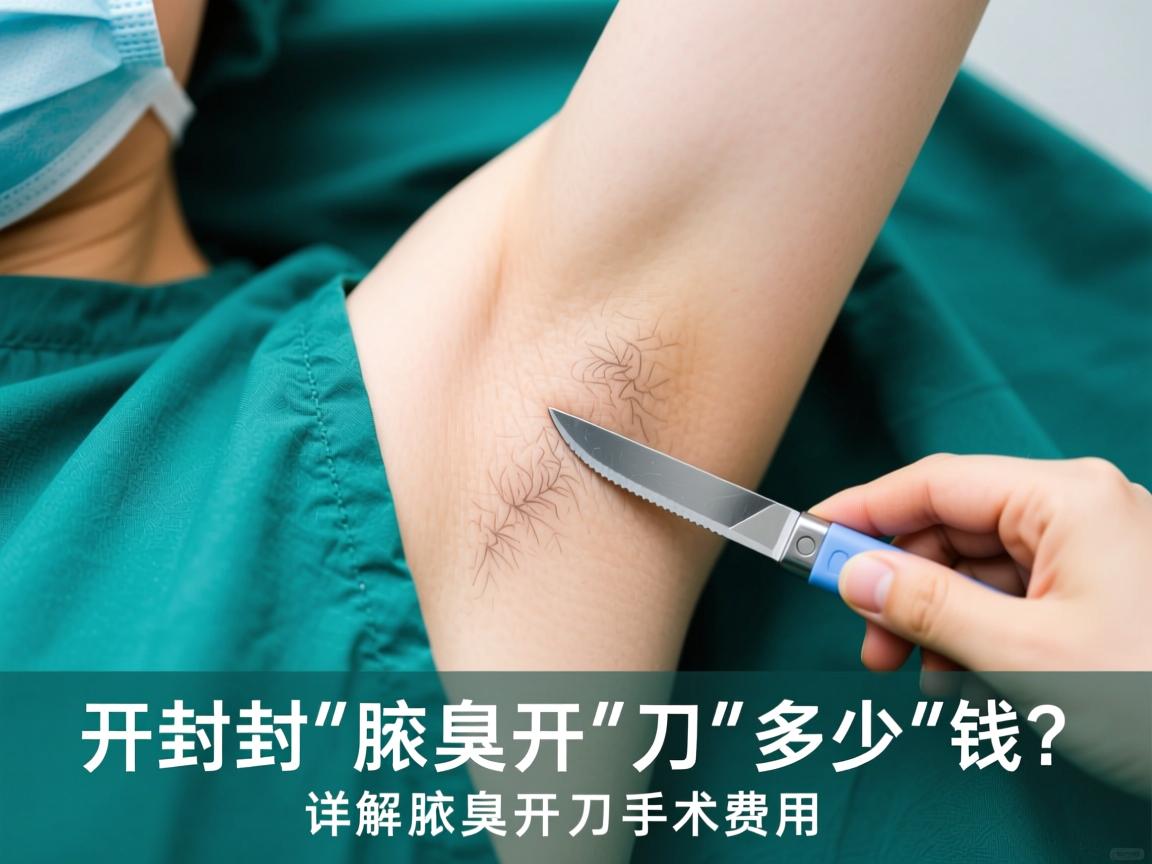 开封腋臭开刀多少钱？详解腋臭开刀手术费用