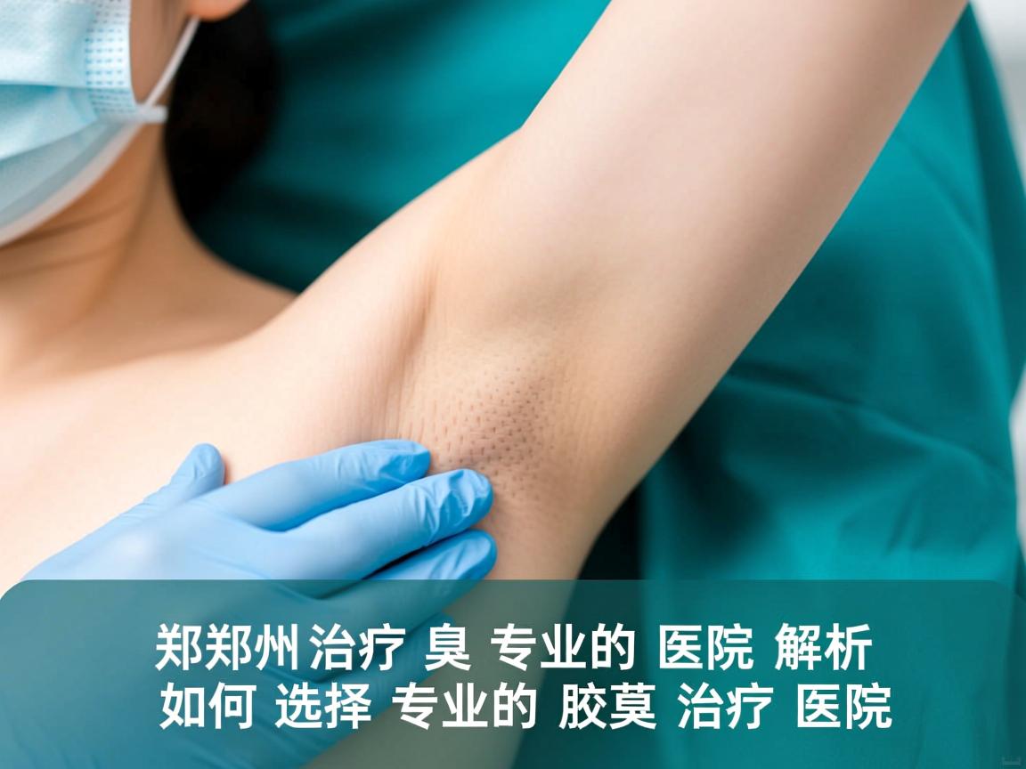 郑州治疗腋臭专业的医院解析，如何选择专业的腋臭治疗医院
