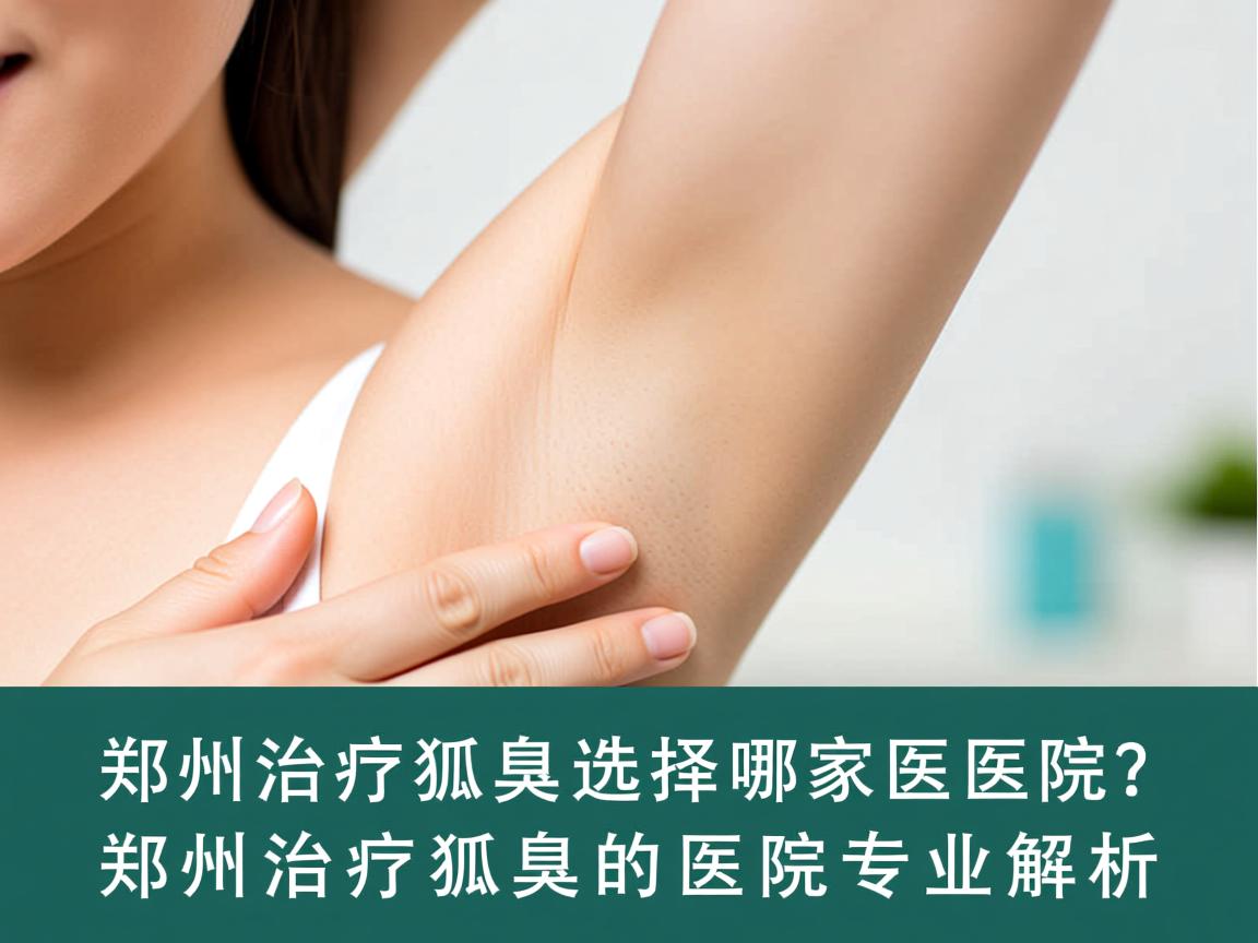 郑州治疗狐臭选择哪家医院？郑州治疗狐臭的医院专业解析