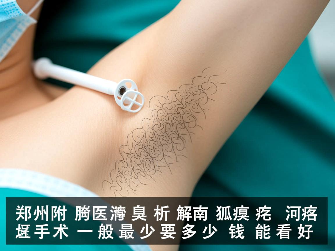 郑州附医腋臭解析，河南治狐臭手术一般最少要多少钱能看好