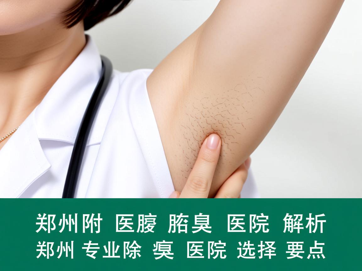 郑州附医腋臭医院解析，郑州专业除腋臭医院的选择要点