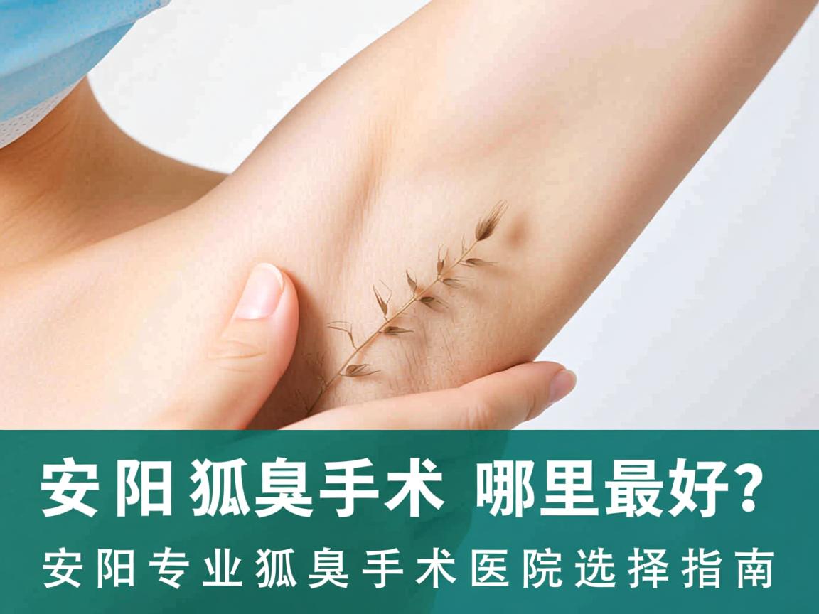 安阳狐臭手术哪里最好？安阳专业狐臭手术医院选择指南