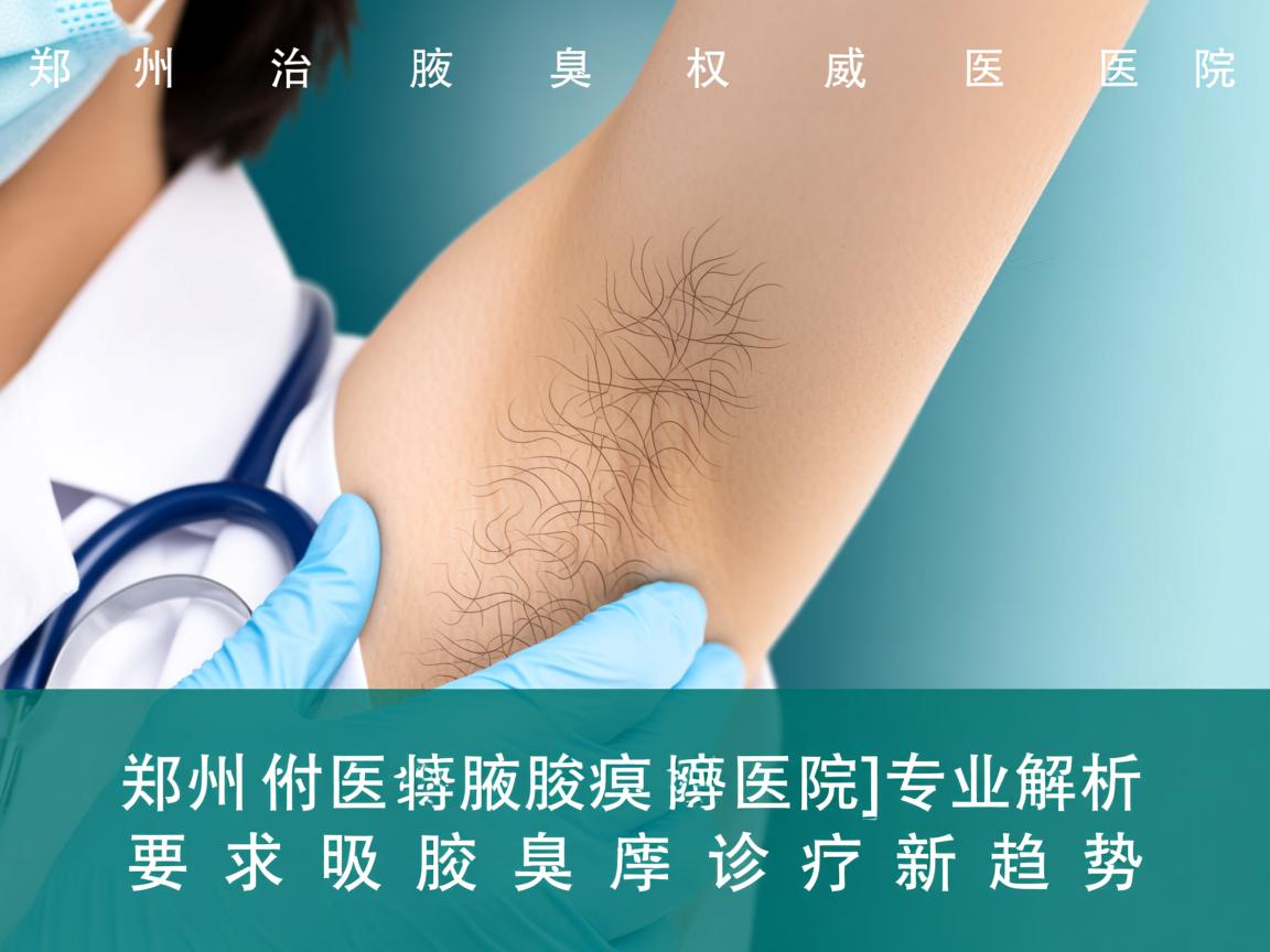 郑州治腋臭权威医院，郑州附医腋臭医院专业解析腋臭诊疗新趋势