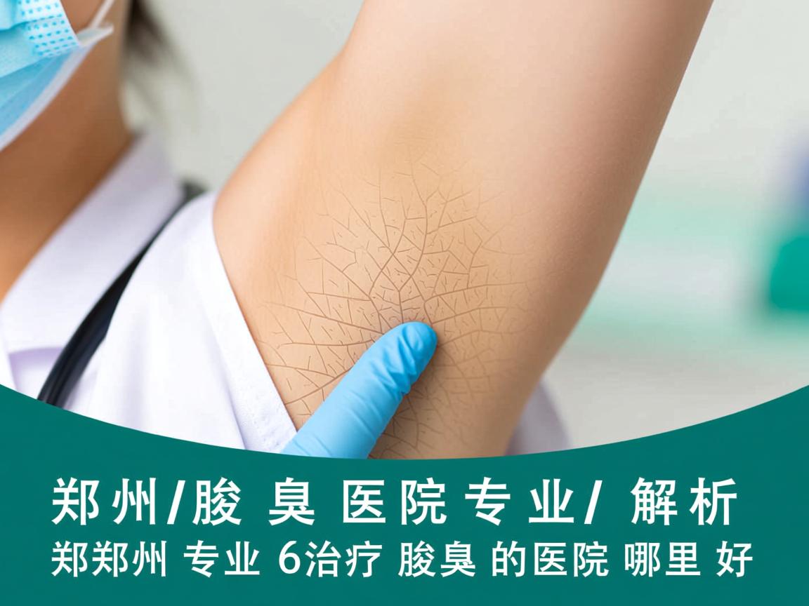 郑州腋臭医院专业解析，郑州专业治疗腋臭的医院哪里好
