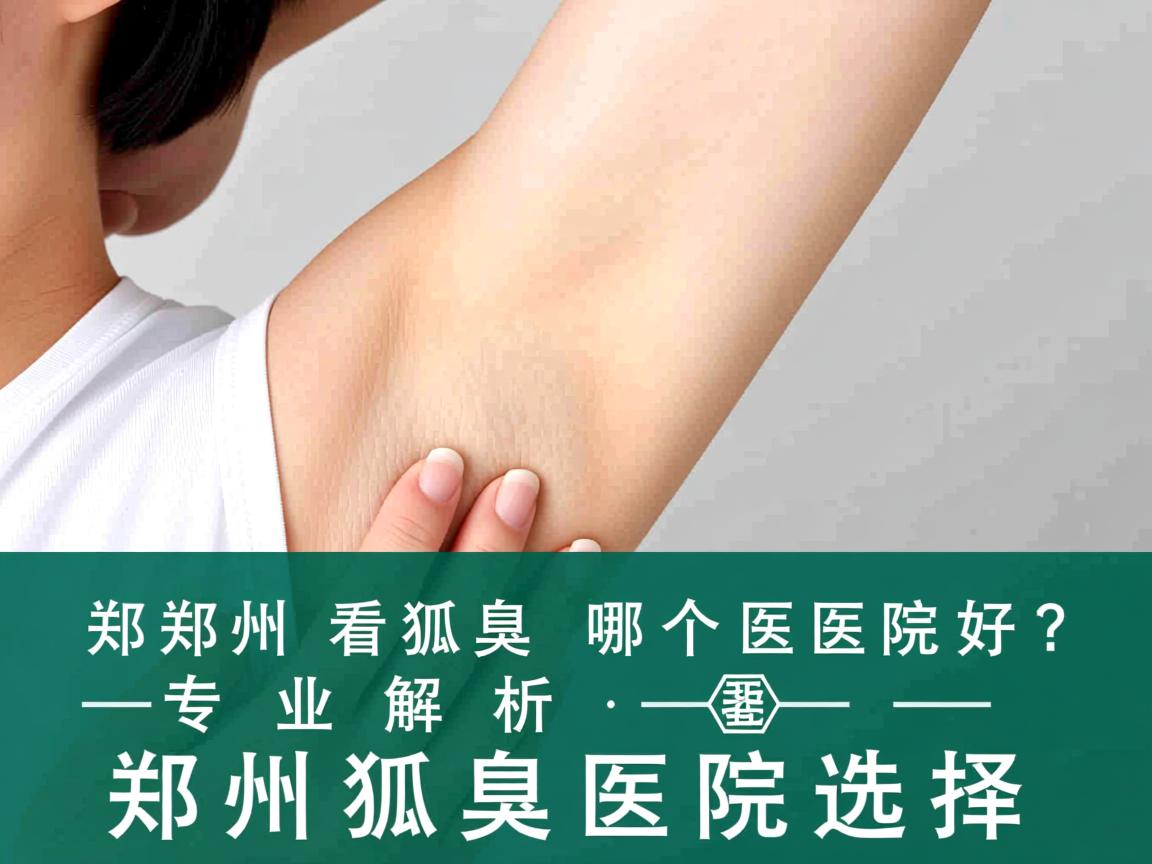郑州看狐臭哪个医院好？专业解析郑州狐臭医院选择