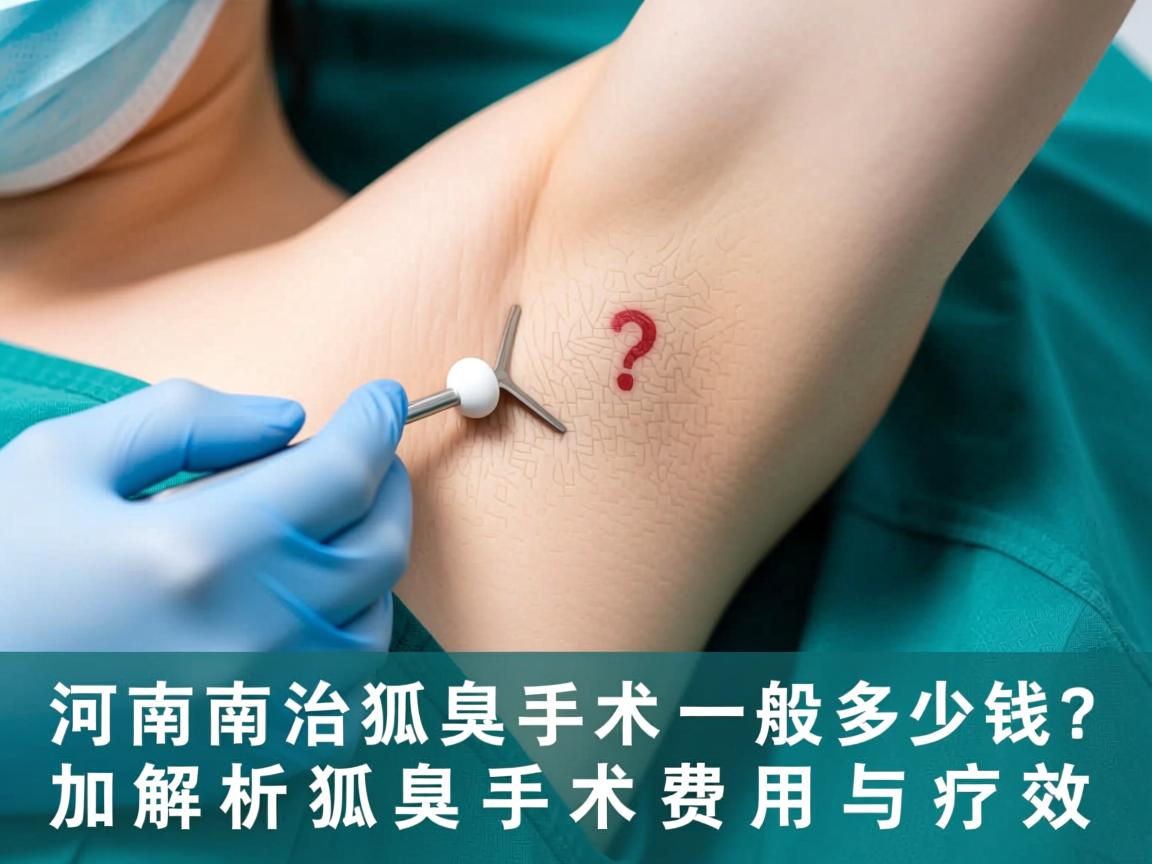 河南治狐臭手术一般多少钱？解析狐臭手术费用与疗效