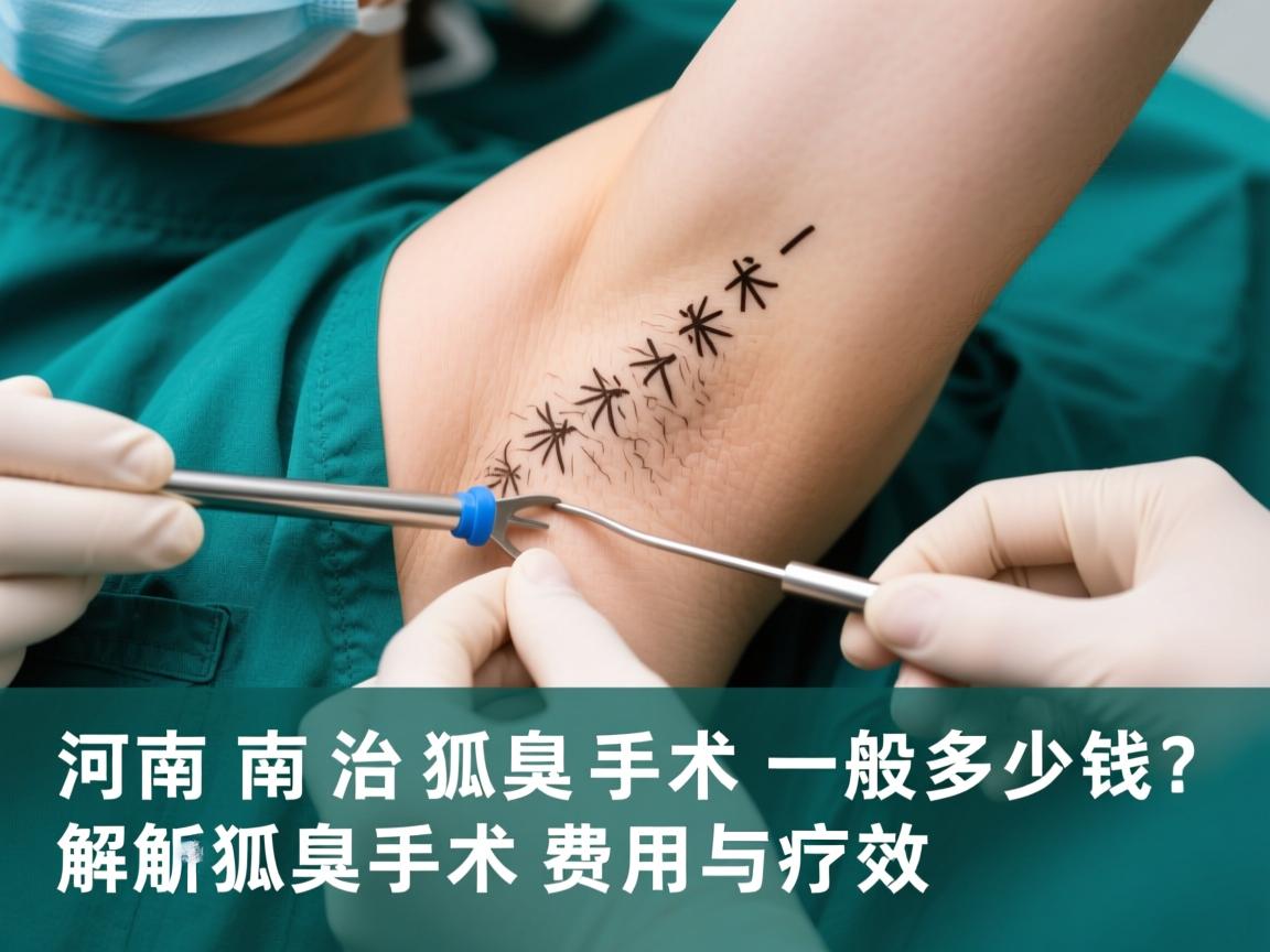 河南治狐臭手术一般多少钱？解析狐臭手术费用与疗效