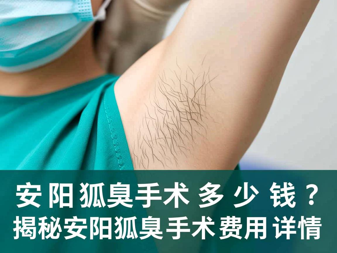 安阳狐臭手术多少钱？揭秘安阳狐臭手术费用详情