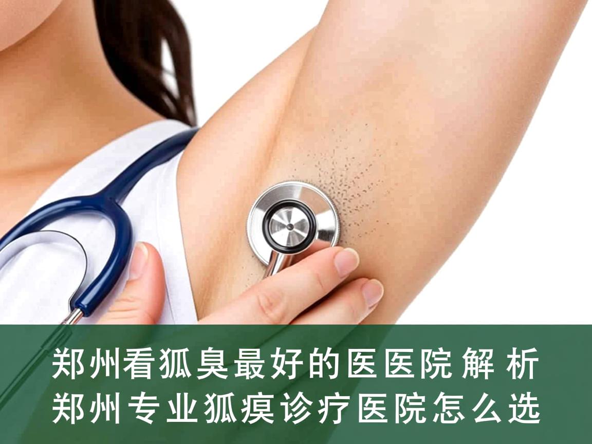 郑州看狐臭最好的医院解析，郑州专业狐臭诊疗医院怎么选