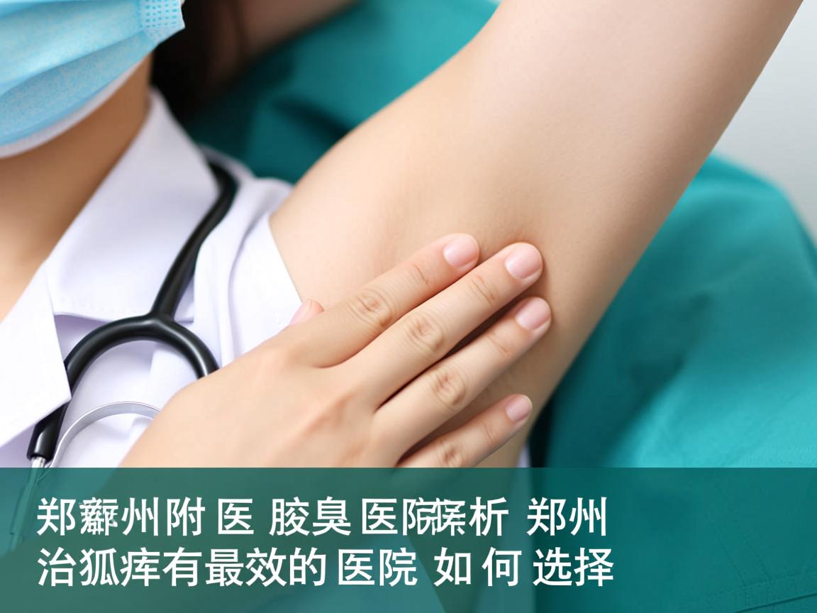 郑州附医腋臭医院解析，郑州治狐臭最有效的医院如何选择