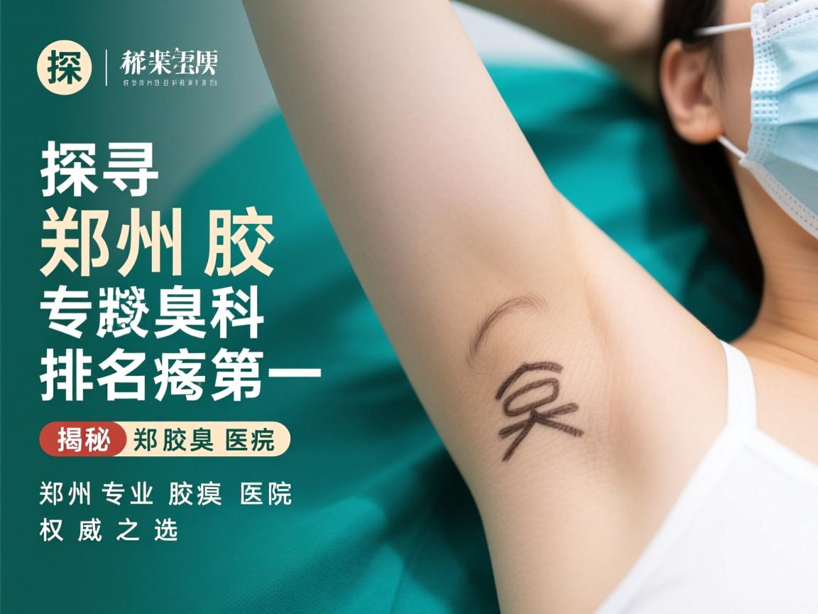 探寻郑州腋臭专科医院排名第一，揭秘郑州专业腋臭医院的权威之选