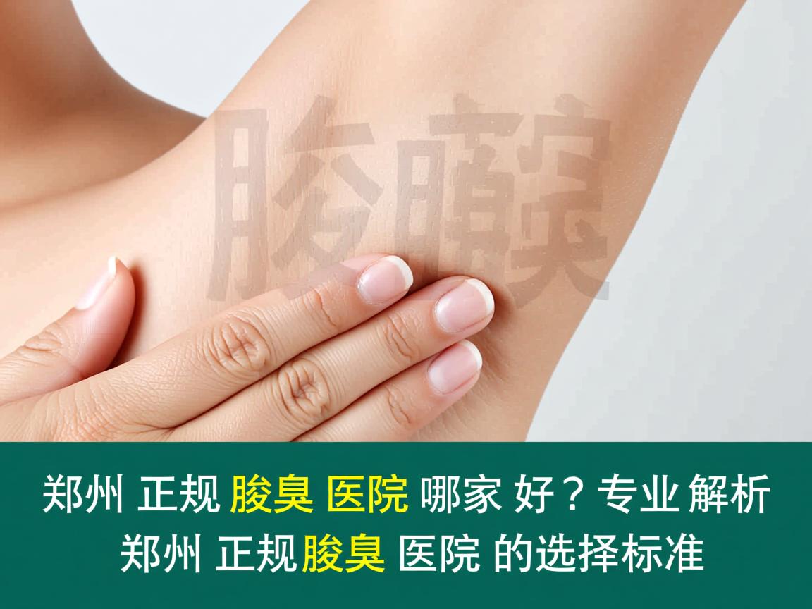 郑州正规腋臭医院哪家好?专业解析郑州正规腋臭医院的选择标准 郑州正规腋臭医院哪家好?专业解析郑州正规腋臭医院的选择标准