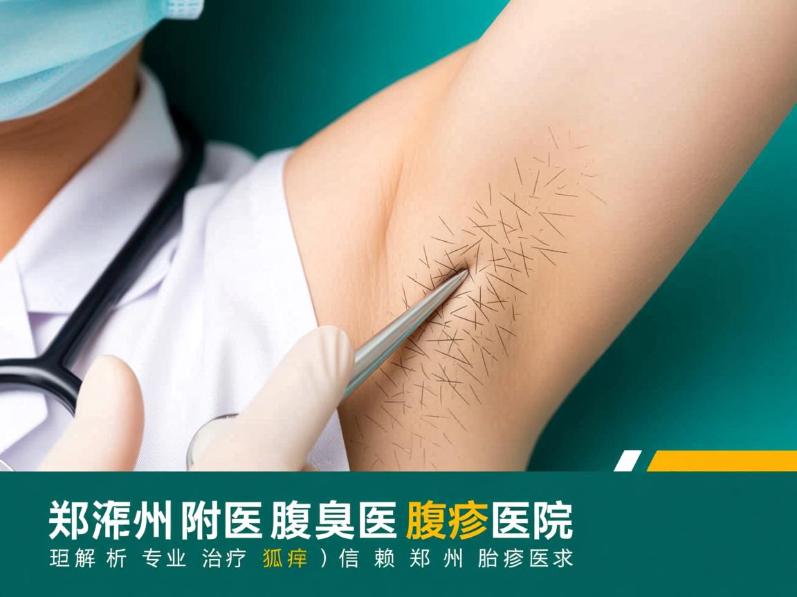 郑州附医腋臭医院解析，专业治疗狐臭，信赖郑州附医腋臭医院