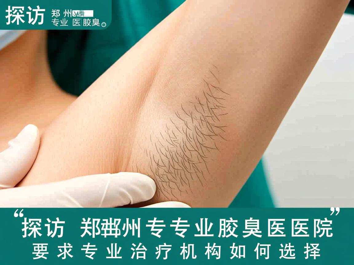 探访郑州专业腋臭医院，郑州专业治疗机构如何选择