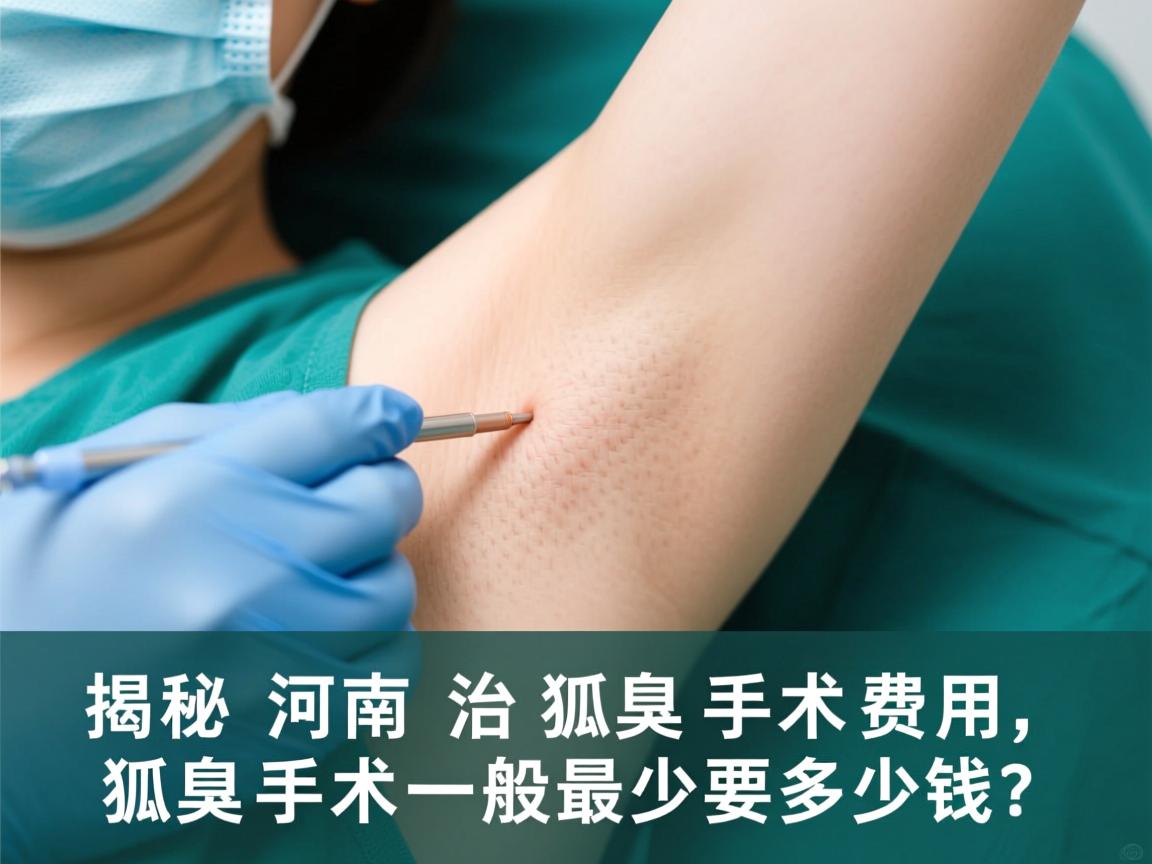 揭秘河南治狐臭手术费用,狐臭手术一般最少要多少钱? 揭秘河南治狐臭手术费用,狐臭手术一般最少要多少钱?