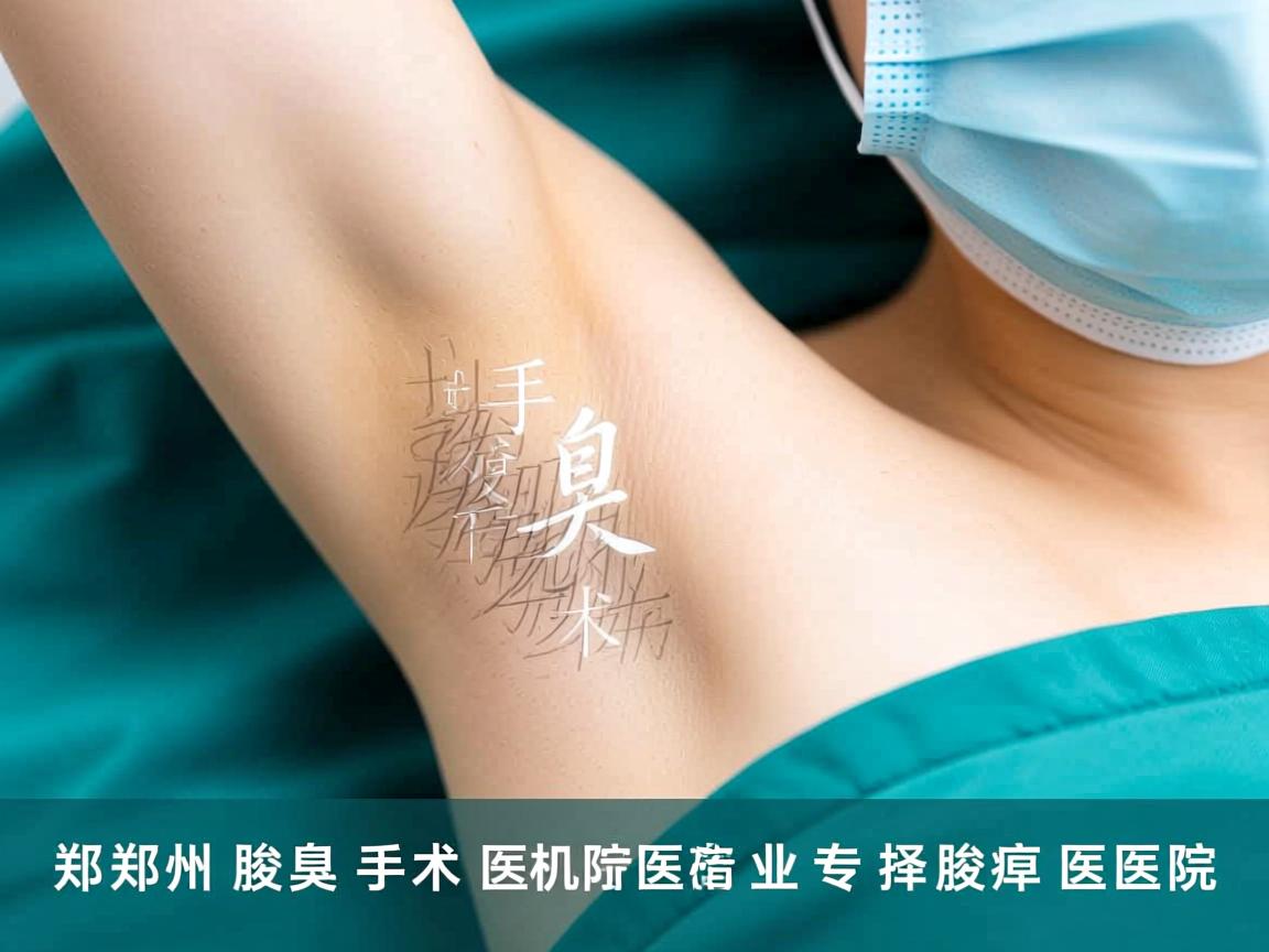 郑州腋臭手术医院选择指南，解析郑州专业腋臭医院