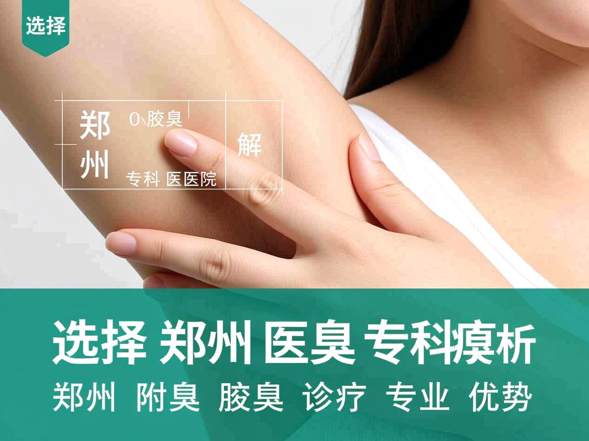 选择郑州腋臭专科医院，解析郑州附医腋臭诊疗专业优势