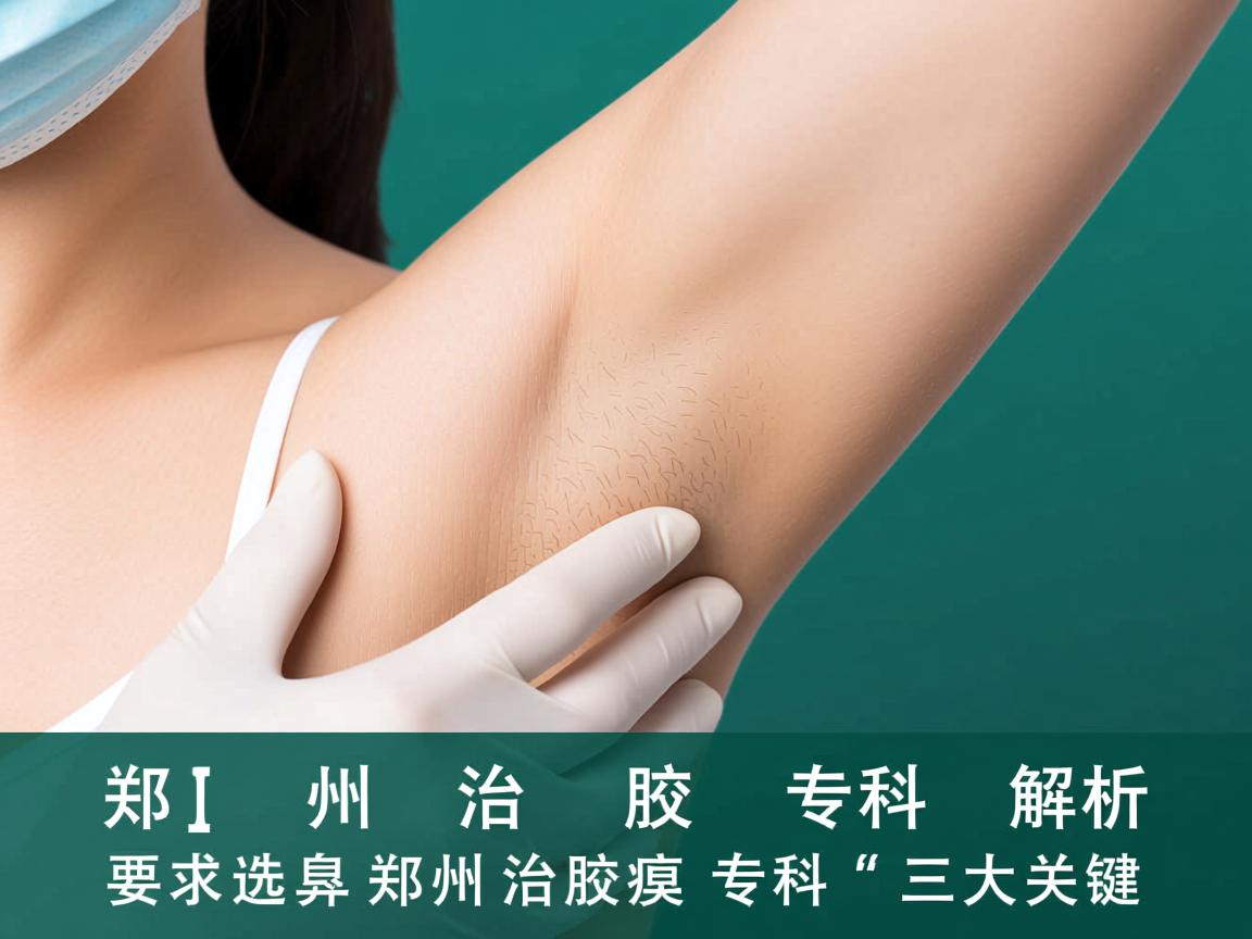 郑州治腋臭专科解析，选择郑州治腋臭专科的三大关键