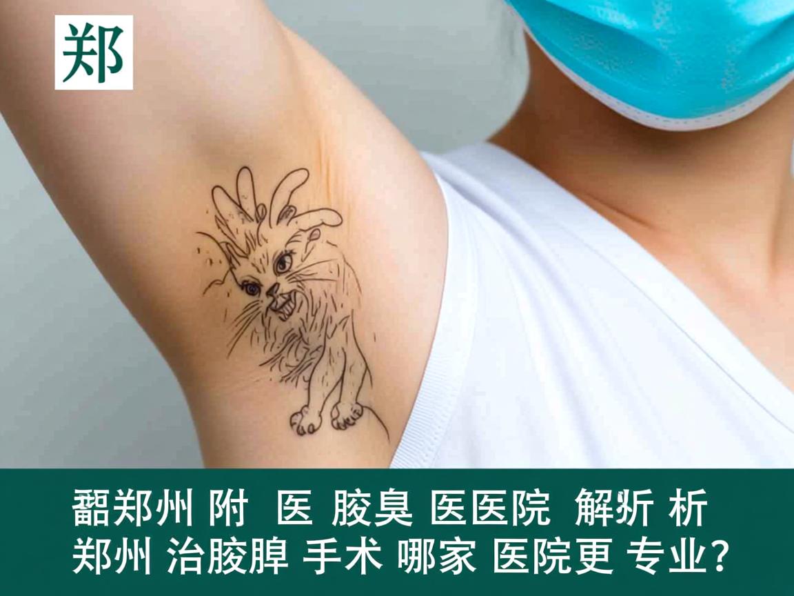 郑州附医腋臭医院解析，郑州治腋臭手术哪家医院更专业？