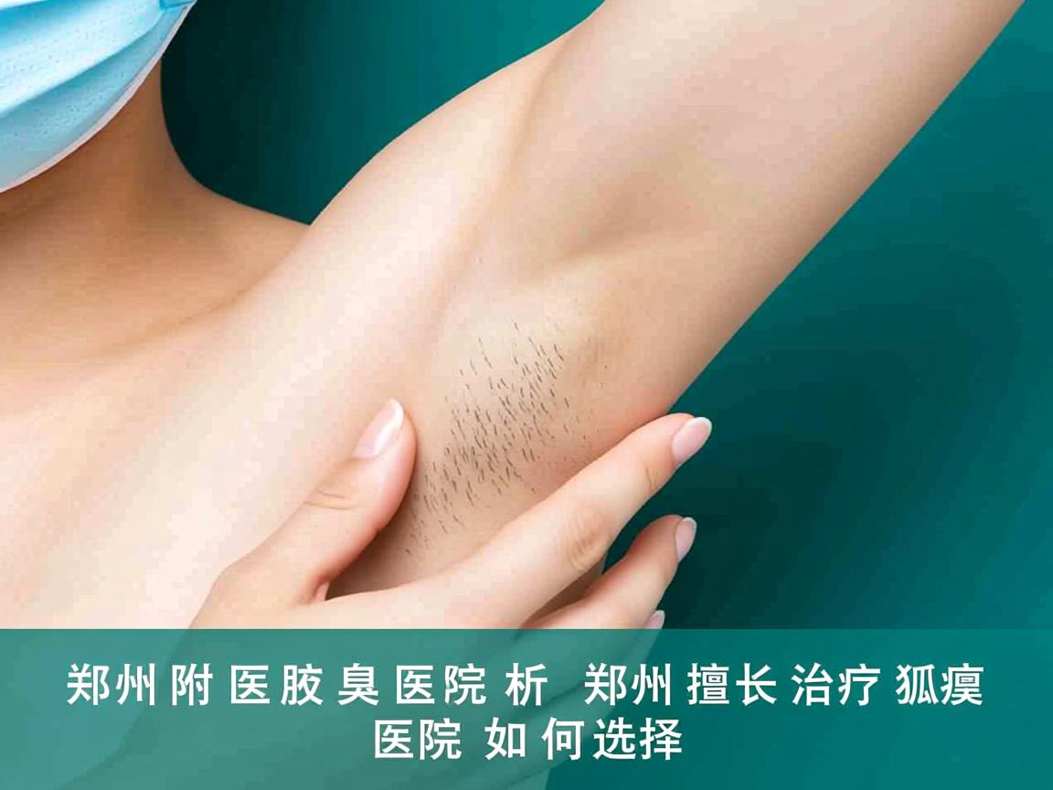 郑州附医腋臭医院解析，郑州擅长治疗狐臭的医院如何选择