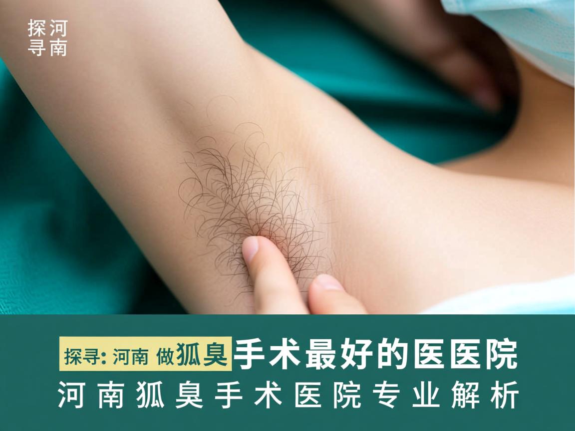 探寻河南做狐臭手术最好的医院,河南狐臭手术医院专业解析 探寻河南做狐臭手术最好的医院,河南狐臭手术医院专业解析