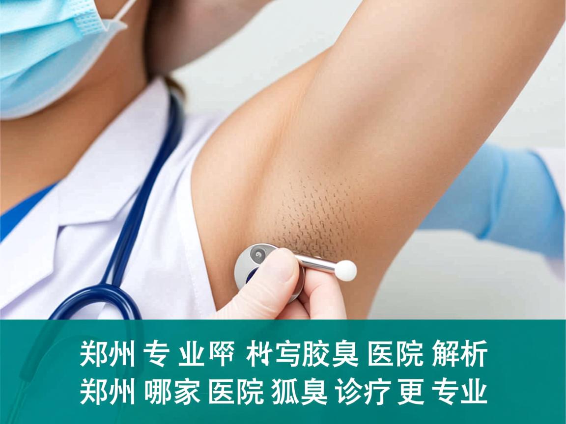 郑州专业腋臭医院解析，郑州哪家医院狐臭诊疗更专业