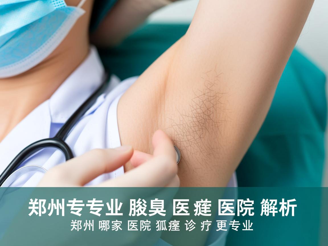 郑州专业腋臭医院解析，郑州哪家医院狐臭诊疗更专业