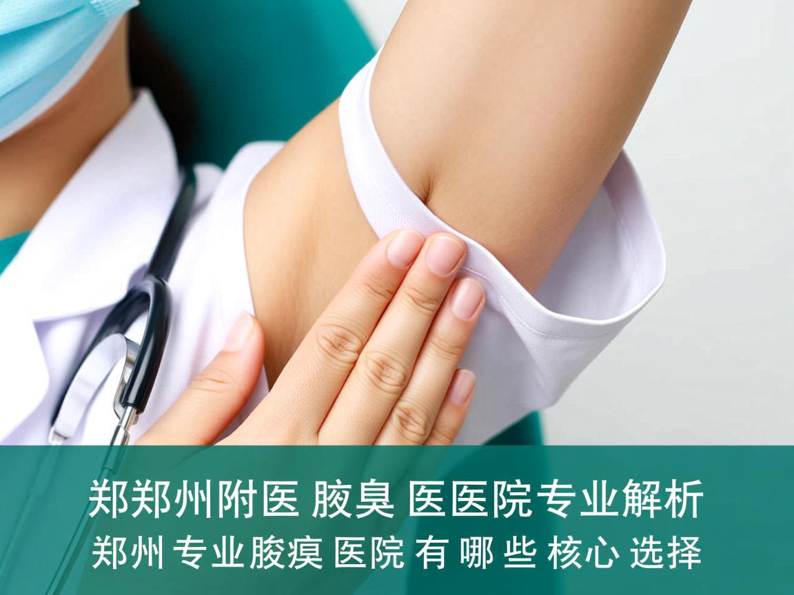 郑州附医腋臭医院专业解析,郑州专业腋臭医院有哪些核心选择 郑州附医腋臭医院专业解析,郑州专业腋臭医院有哪些核心选择