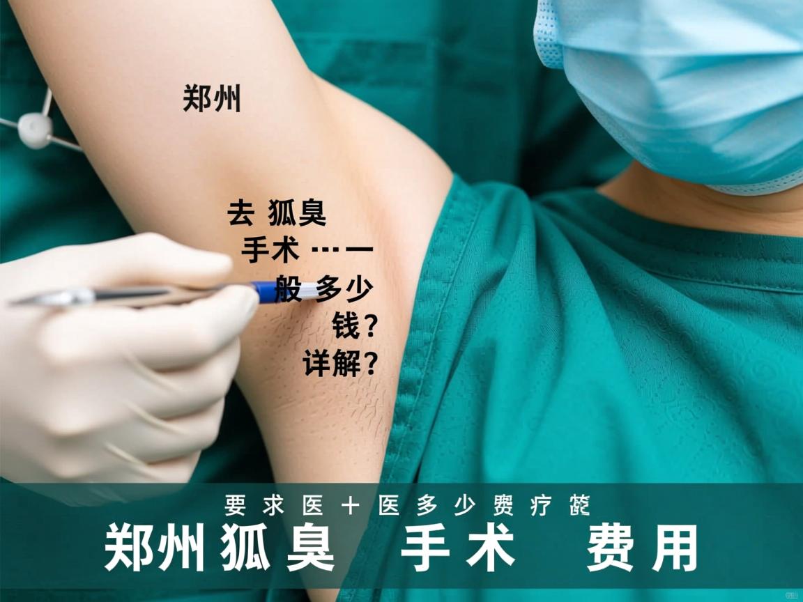 郑州去狐臭手术一般多少钱?详解郑州狐臭手术费用 郑州去狐臭手术一般多少钱?详解郑州狐臭手术费用