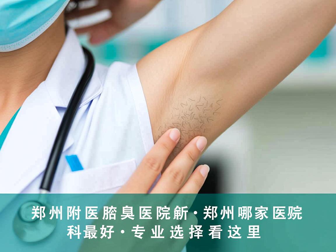郑州附医腋臭医院解析，郑州哪家医院狐臭科最好，专业选择看这里