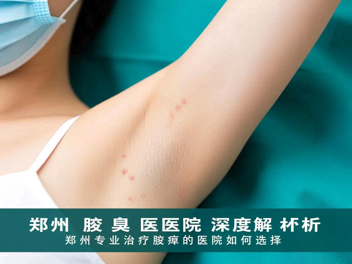 郑州腋臭医院深度解析，郑州专业治疗腋臭的医院如何选择