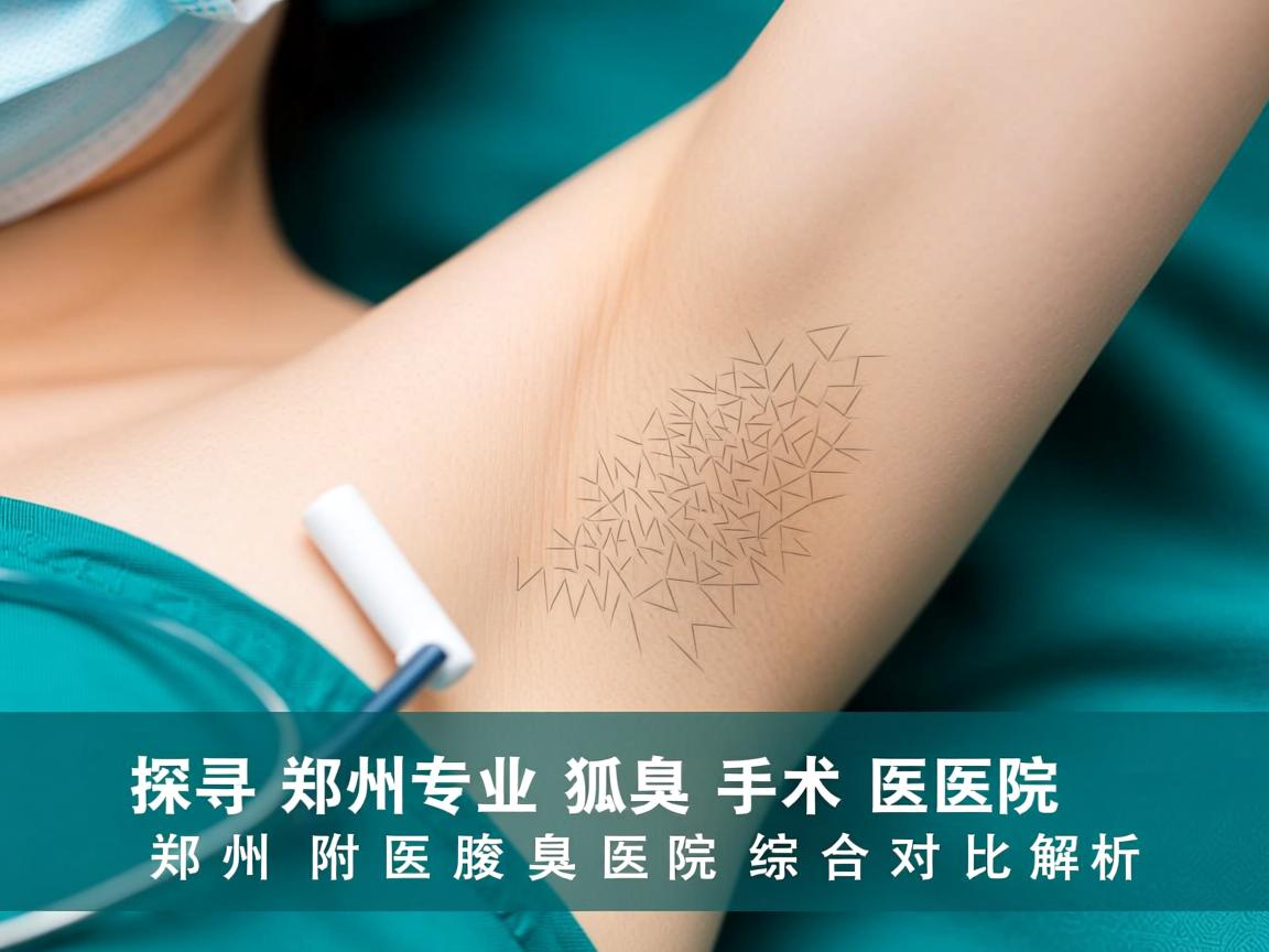 探寻郑州专业狐臭手术医院，郑州附医腋臭医院的综合对比解析