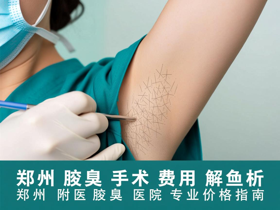 郑州腋臭手术费用解析，郑州附医腋臭医院专业价格指南