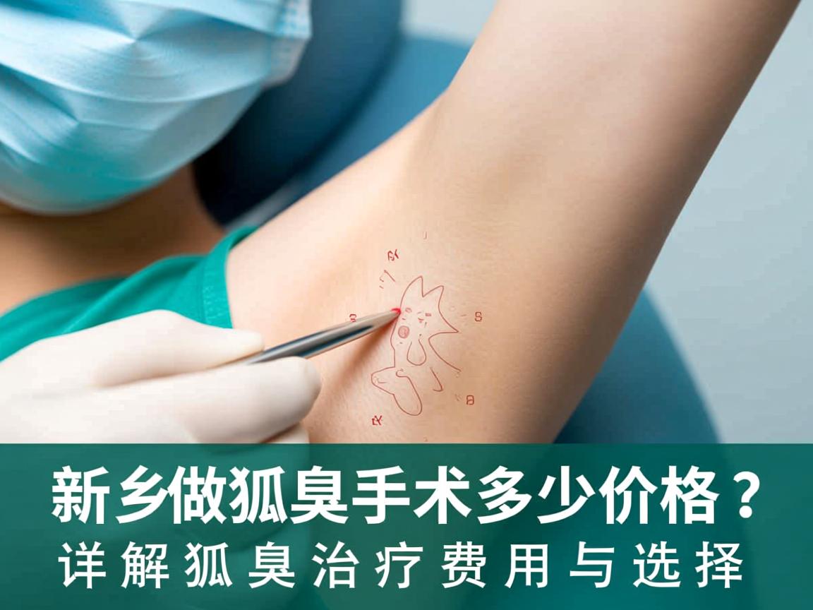 新乡做狐臭手术多少价格？详解狐臭治疗费用与选择