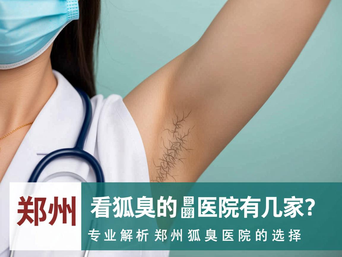 郑州看狐臭的医院有几家？专业解析郑州狐臭医院的选择