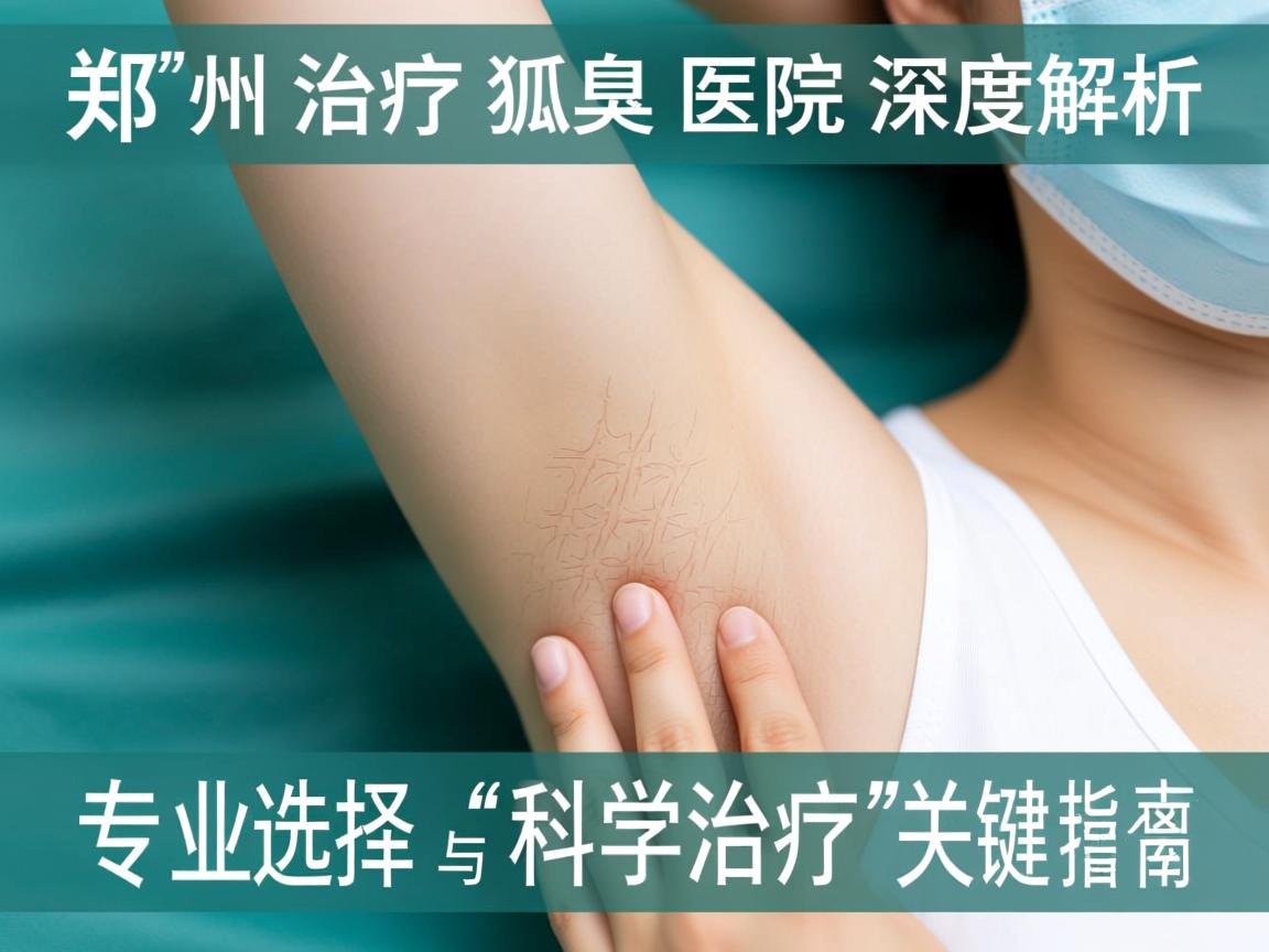 郑州治疗狐臭医院深度解析，专业选择与科学治疗的关键指南