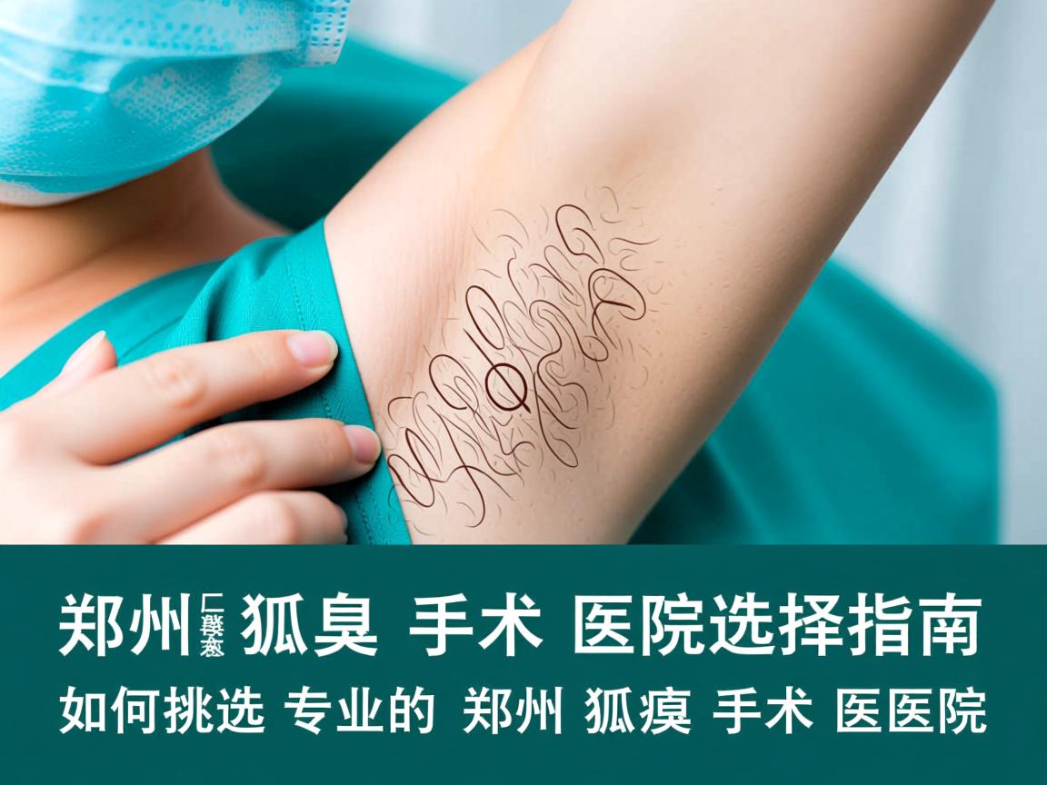 郑州狐臭手术医院选择指南，如何挑选专业的郑州狐臭手术医院