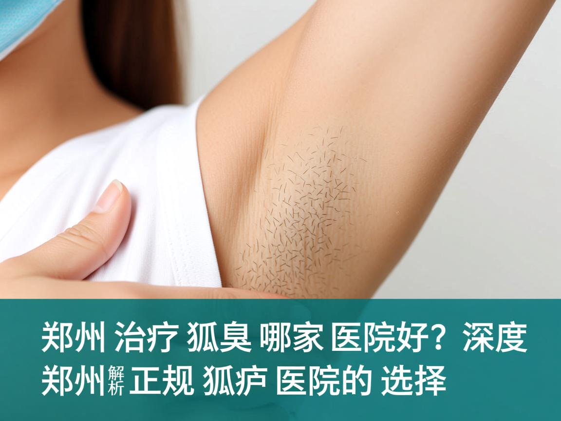 郑州治疗狐臭哪家医院好？深度解析郑州正规狐臭医院的选择