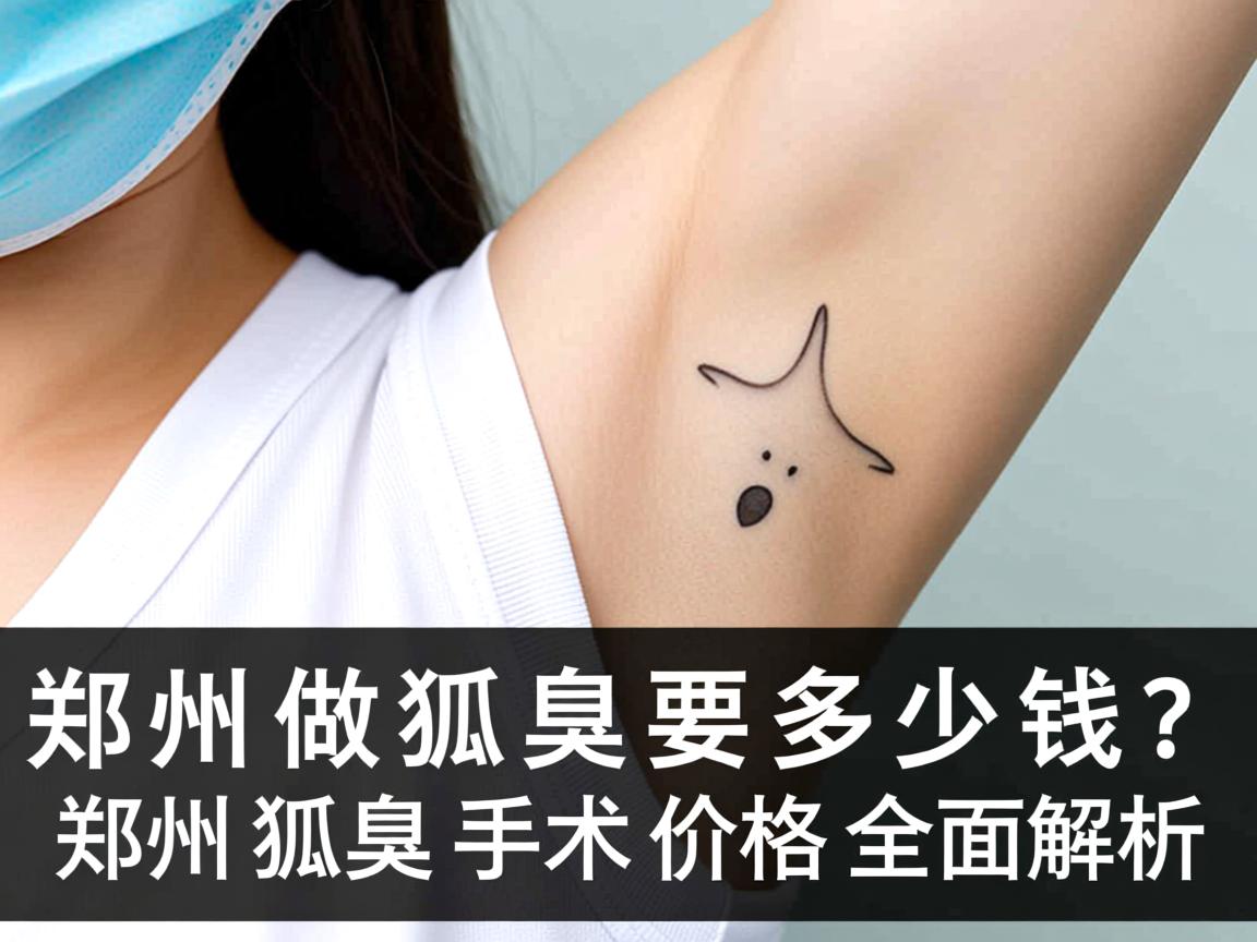 郑州做狐臭要多少钱？郑州狐臭手术价格全面解析