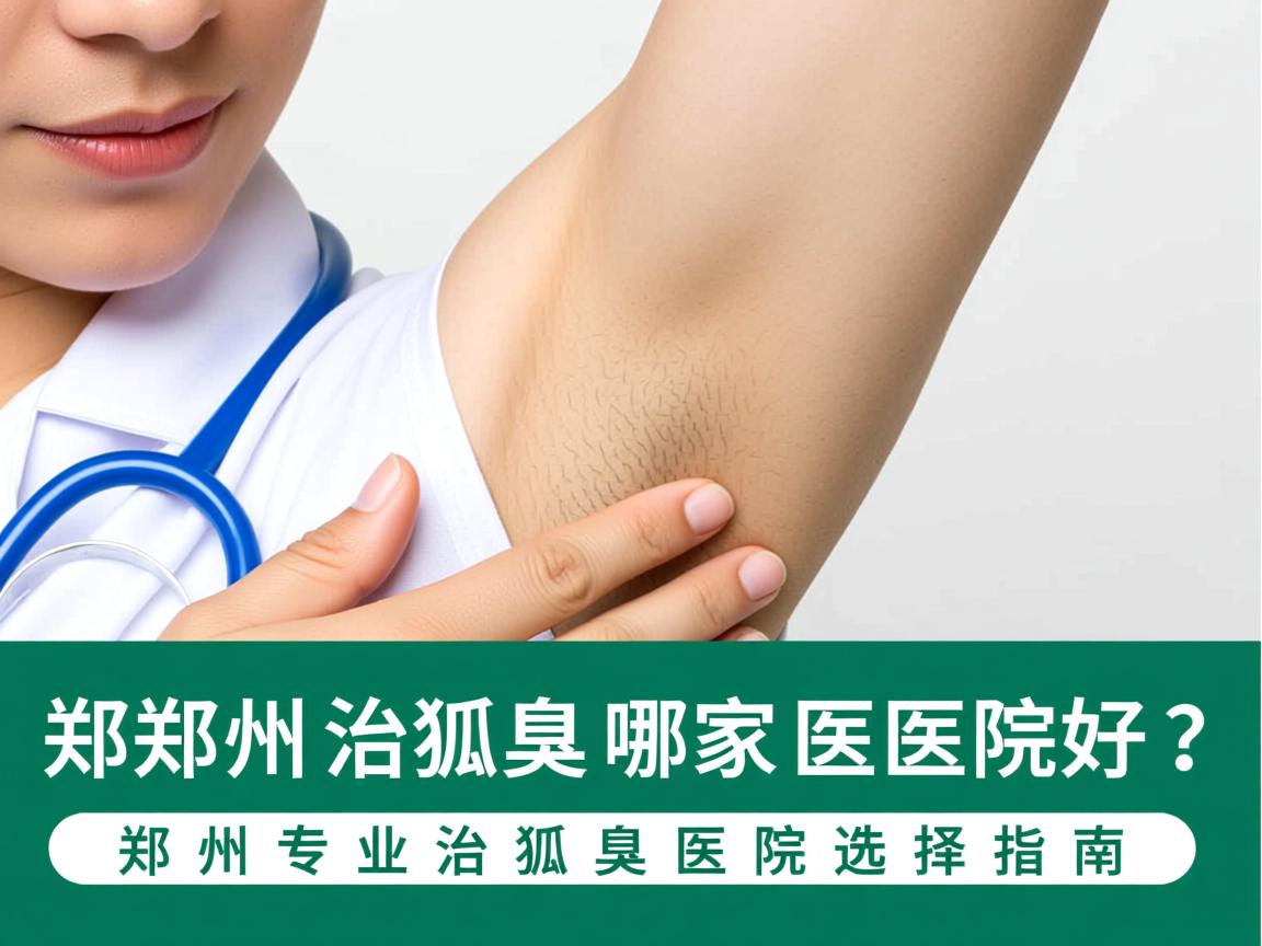 郑州治狐臭哪家医院好？郑州专业治狐臭医院选择指南