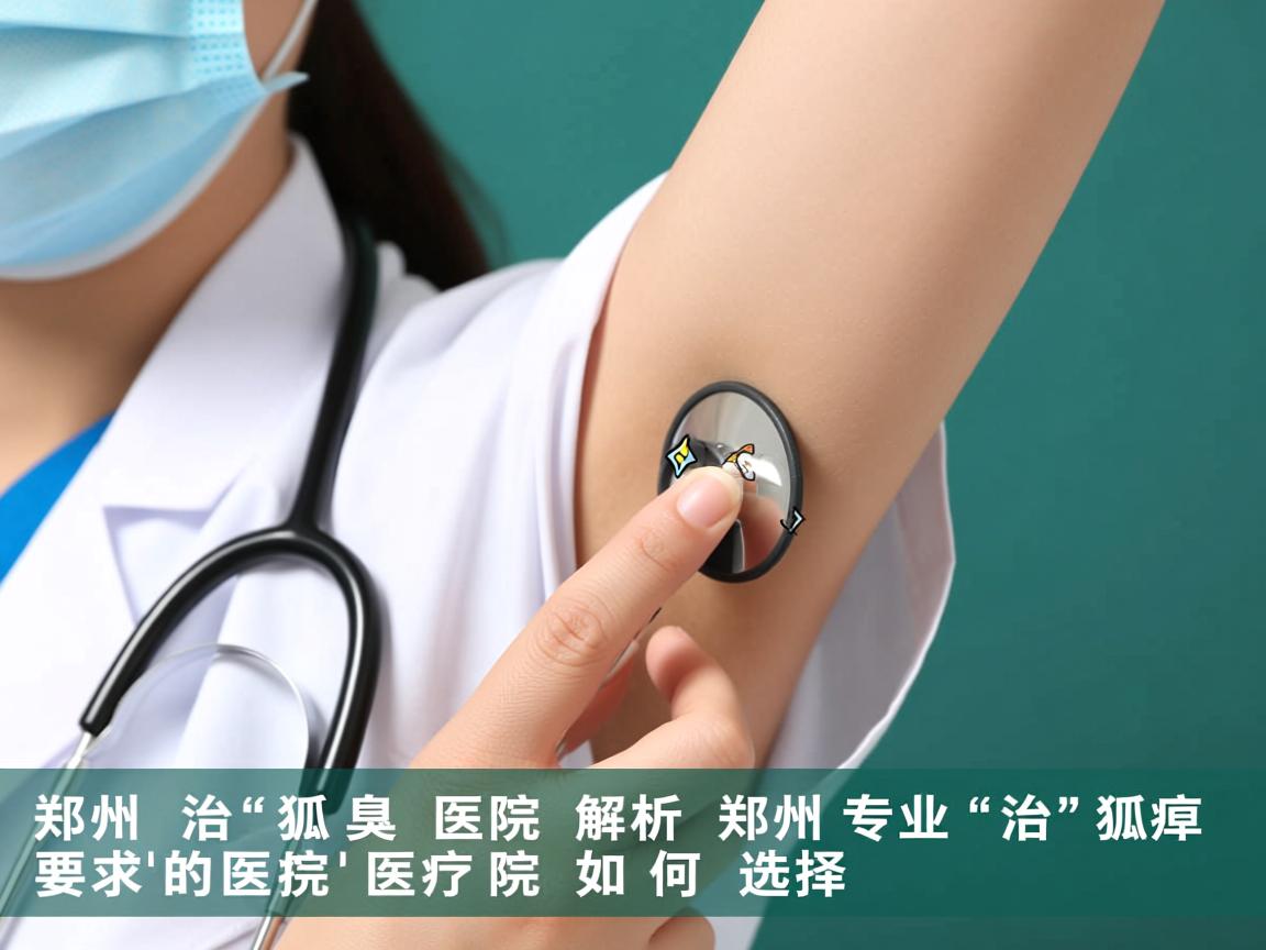 郑州治狐臭医院解析，郑州专业治狐臭的医院如何选择