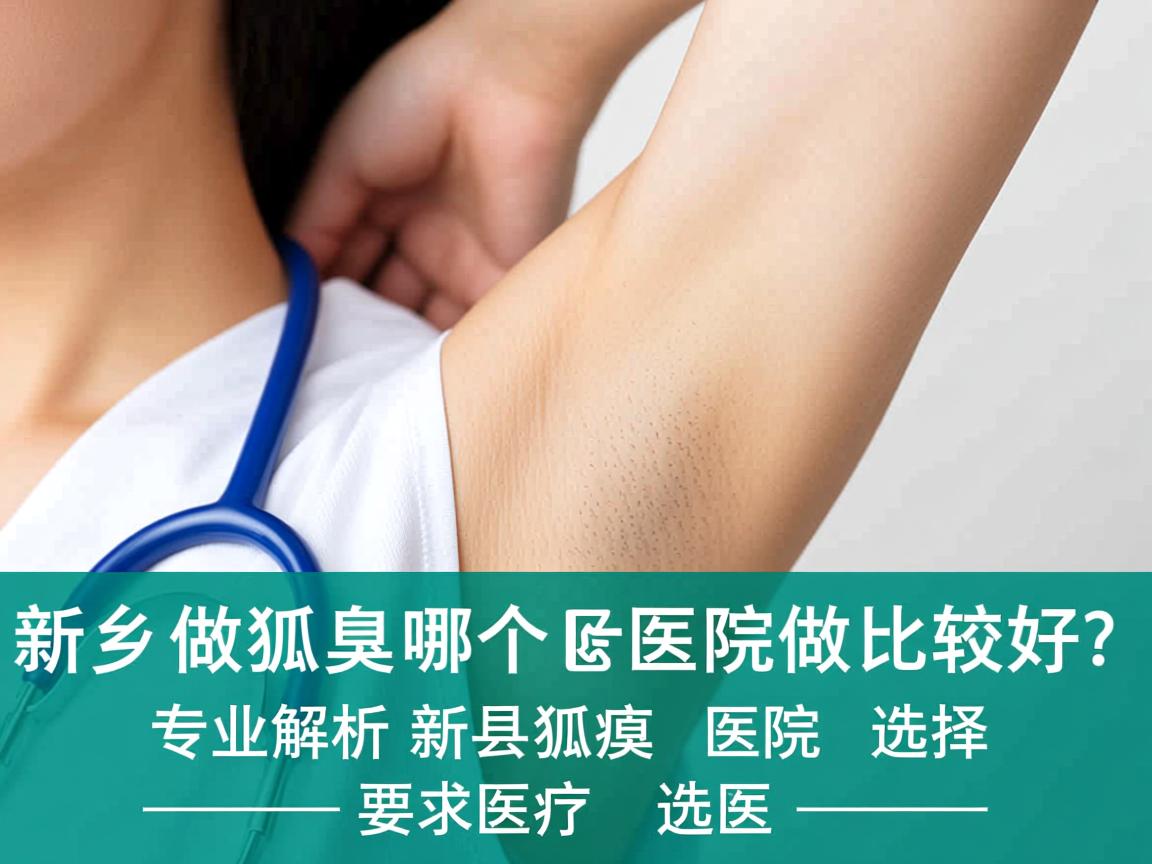新乡做狐臭哪个医院做比较好？专业解析新乡狐臭医院选择