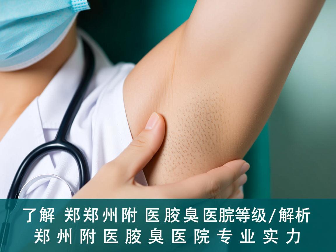 了解郑州附医腋臭医院等级，解析郑州附医腋臭医院专业实力