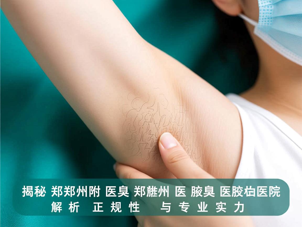 揭秘郑州附医腋臭医院,解析郑州附医腋臭医院的正规性与专业实力 揭秘郑州附医腋臭医院,解析郑州附医腋臭医院的正规性与专业实力