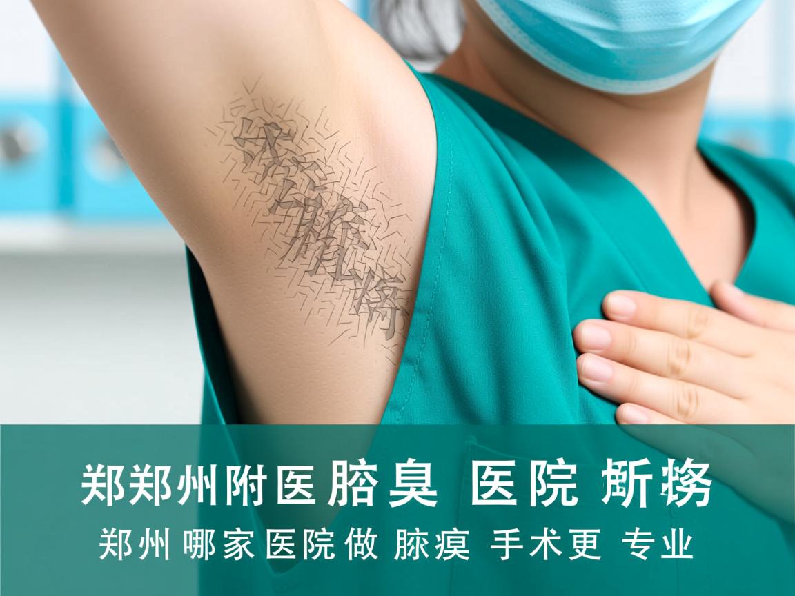 郑州附医腋臭医院解析，郑州哪家医院做腋臭手术更专业