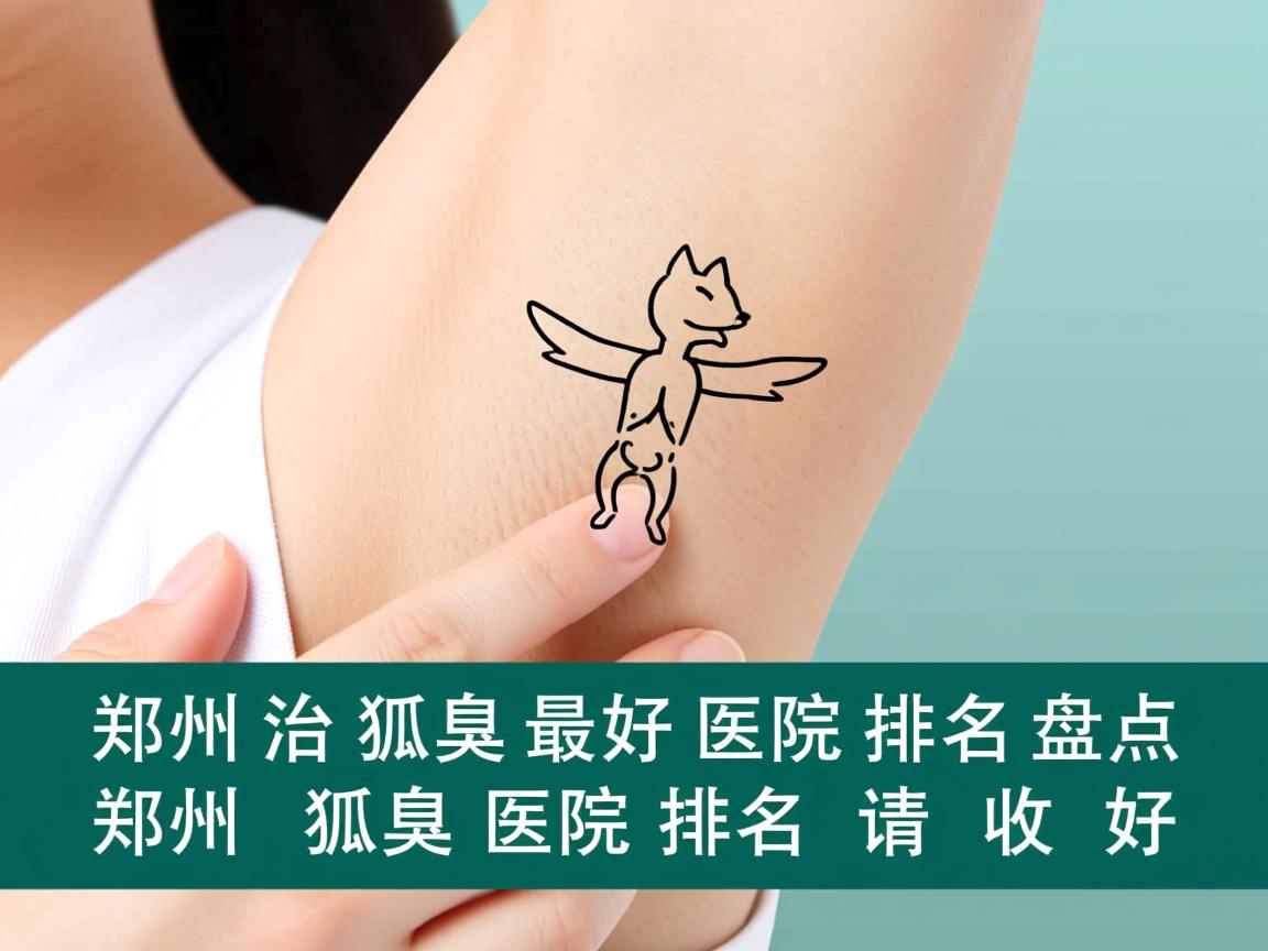郑州治狐臭最好医院排名盘点，这份郑州狐臭医院排名请收好