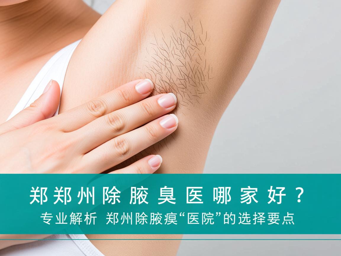 郑州除腋臭医院哪家好？专业解析郑州除腋臭医院的选择要点