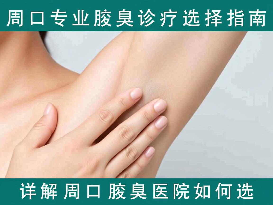 周口专业腋臭诊疗选择指南，详解周口腋臭医院如何选